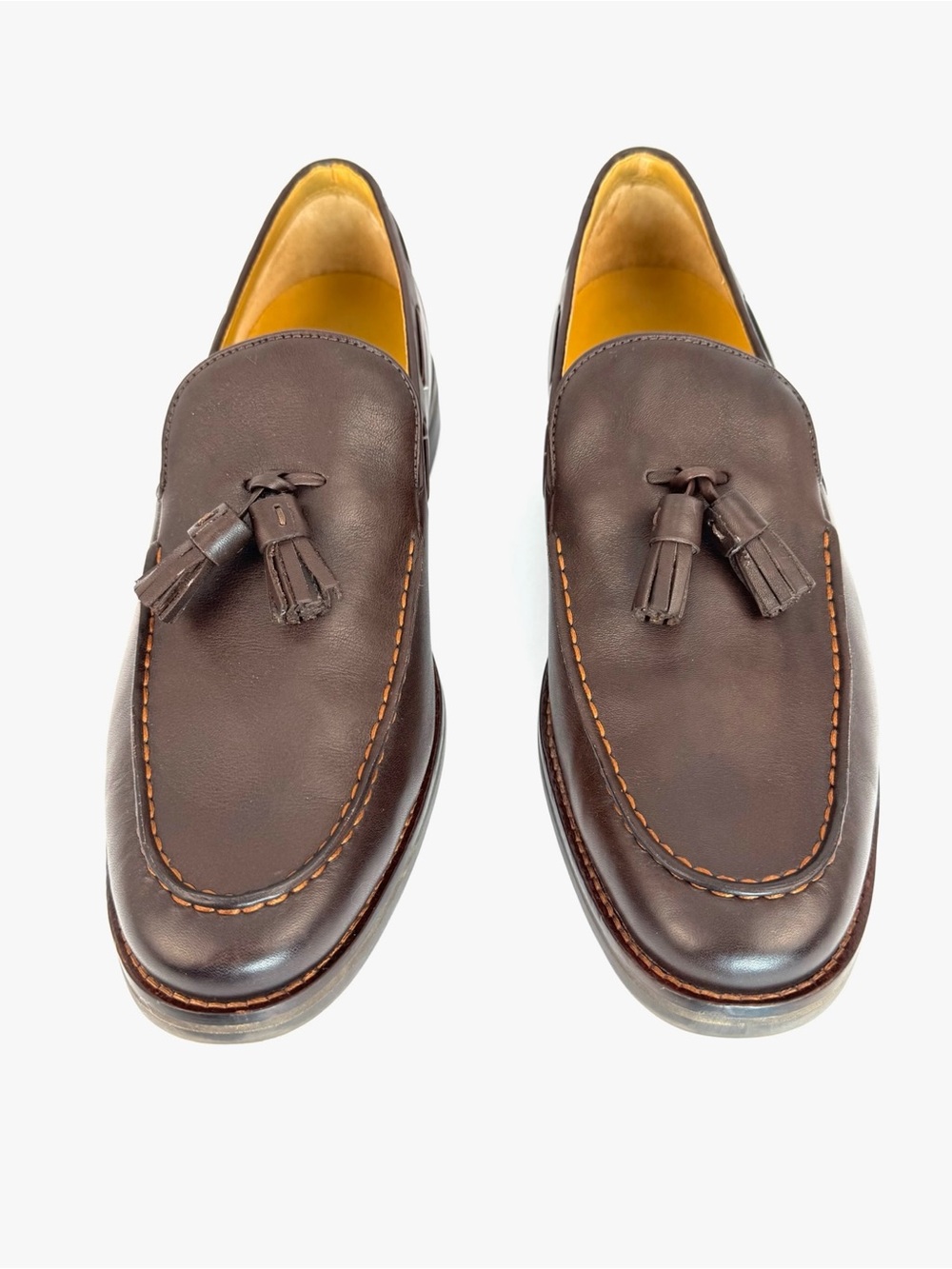 Sperry Dark Brown Leather Tassel Slip-On Loafers